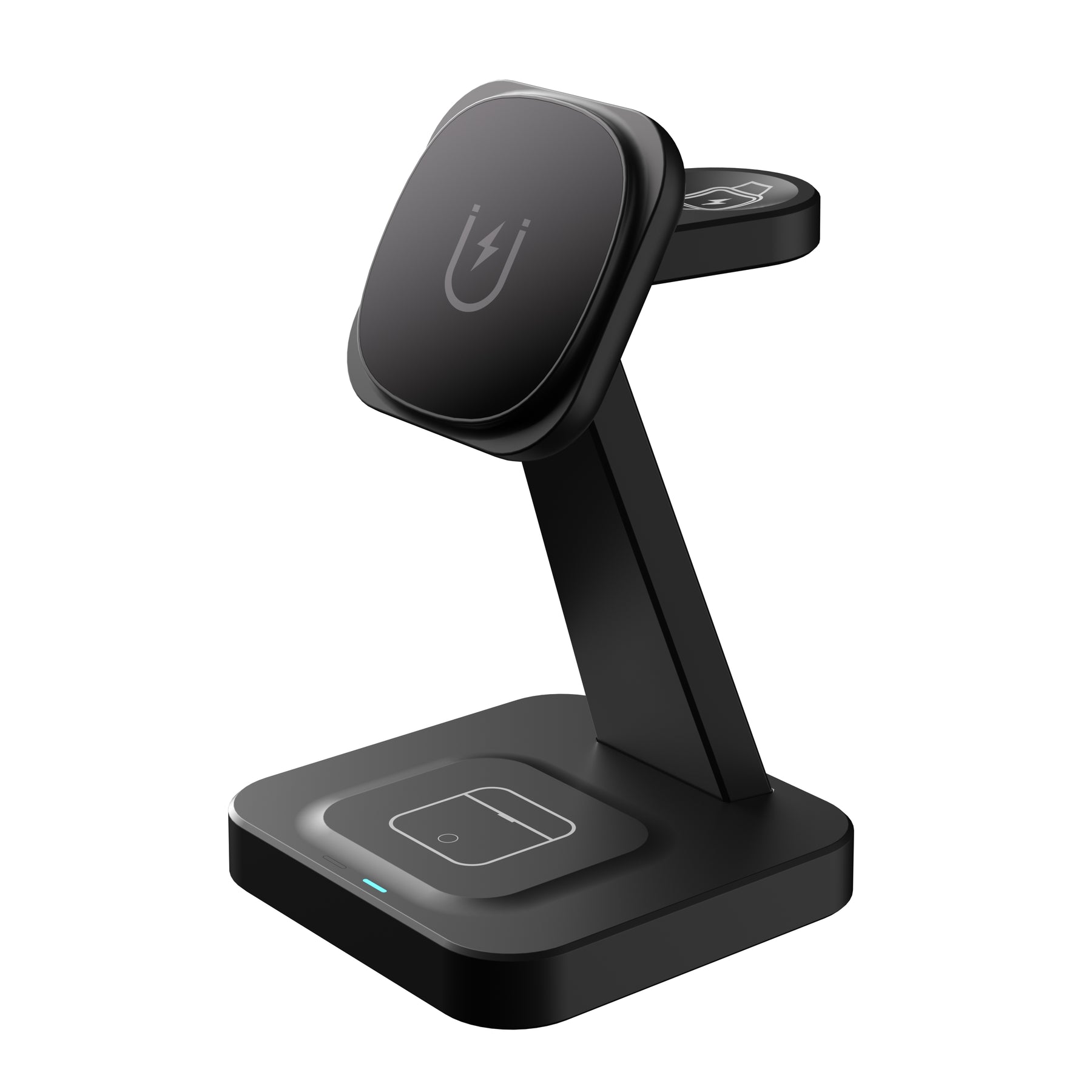 MagSafe Compatible 3-in-1 Charging Stand for iPhone, Apple Watch, and AirPods / AirPods Pro