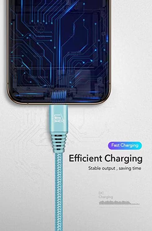 Durable Nylon Braided USB-C Fast Charging & Data Transferring Cable