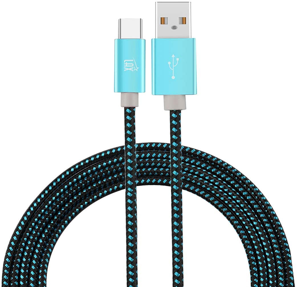 Durable Nylon Braided USB-C Fast Charging & Data Transferring Cable