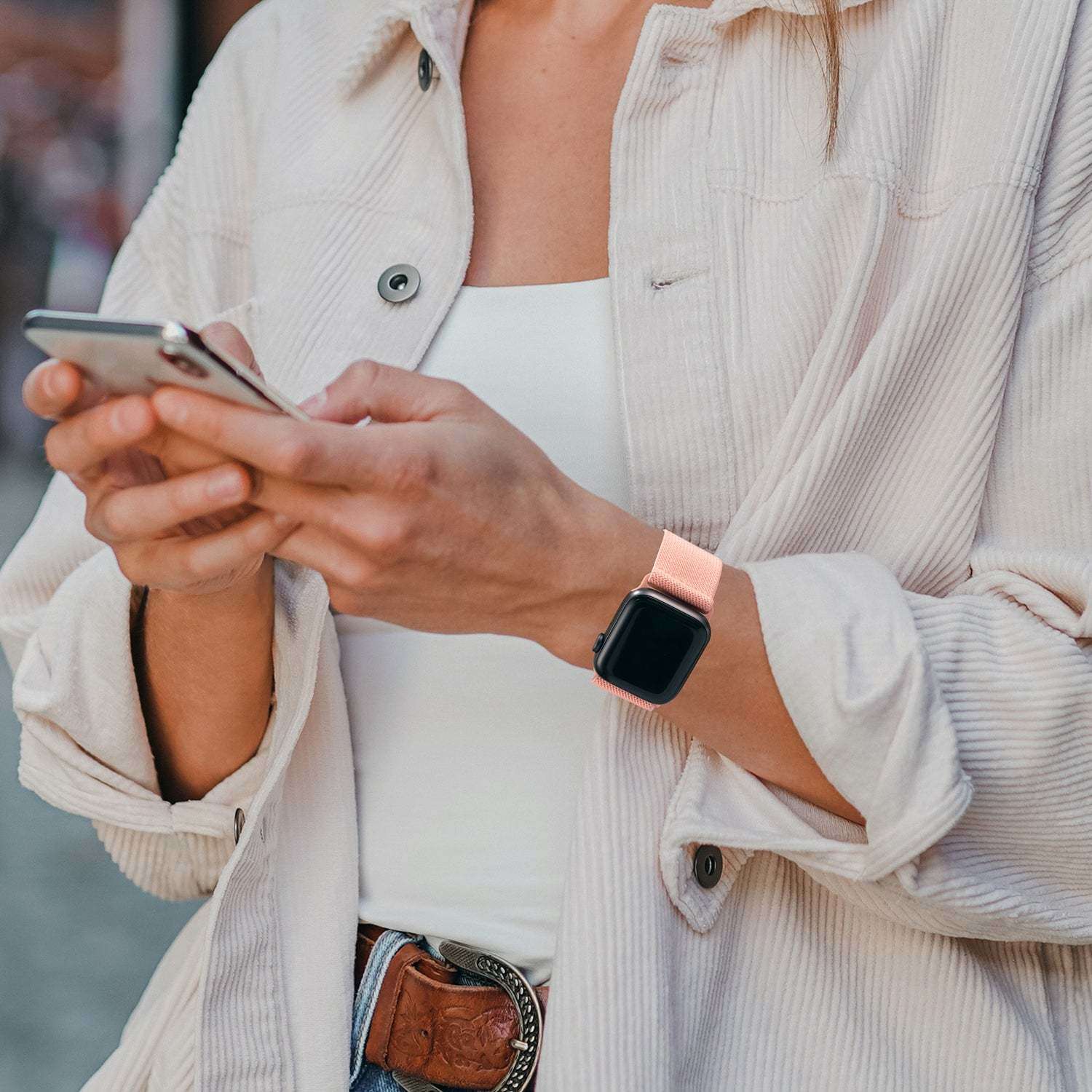 LAX Apple Watch Nylon Mesh Band