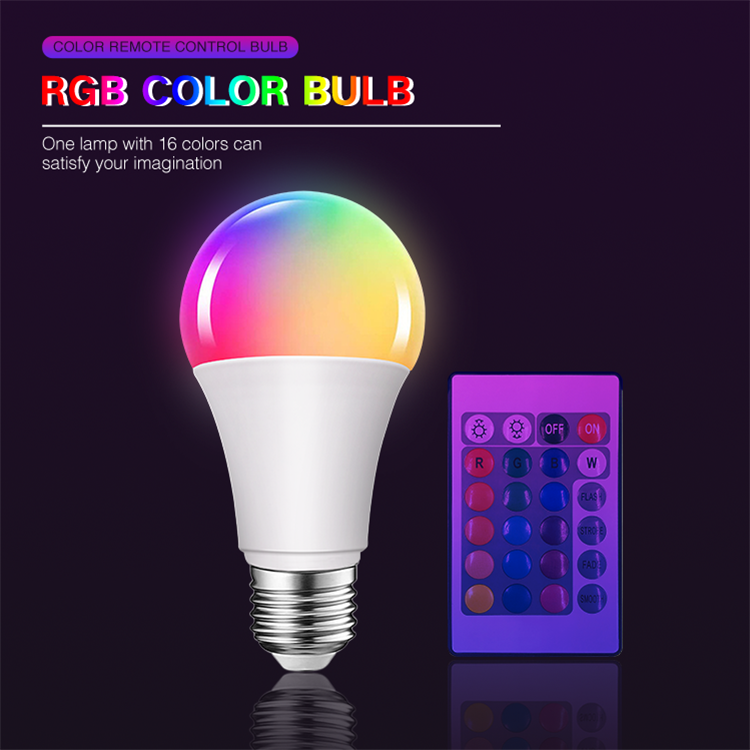 2-Pack Smart Home Multi-Color 5W LED A19 Bulb