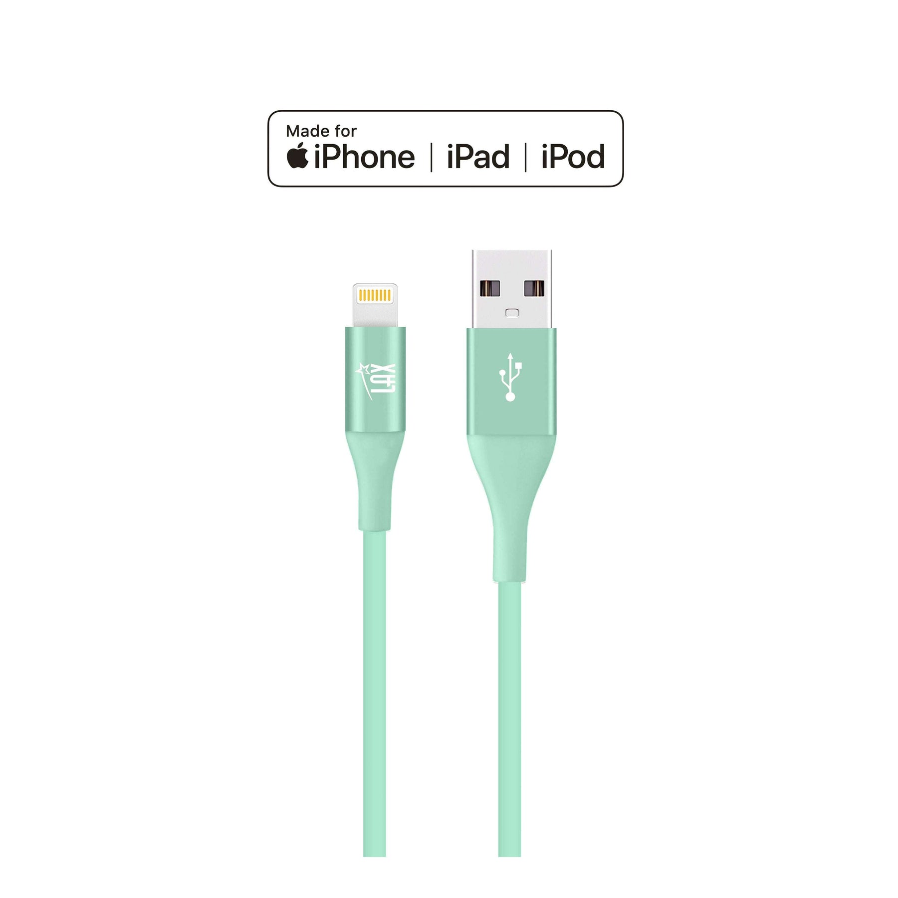 Apple MFi Certified Braided Nylon Lightning Slim Cable for iPhone, iPad, Airpods