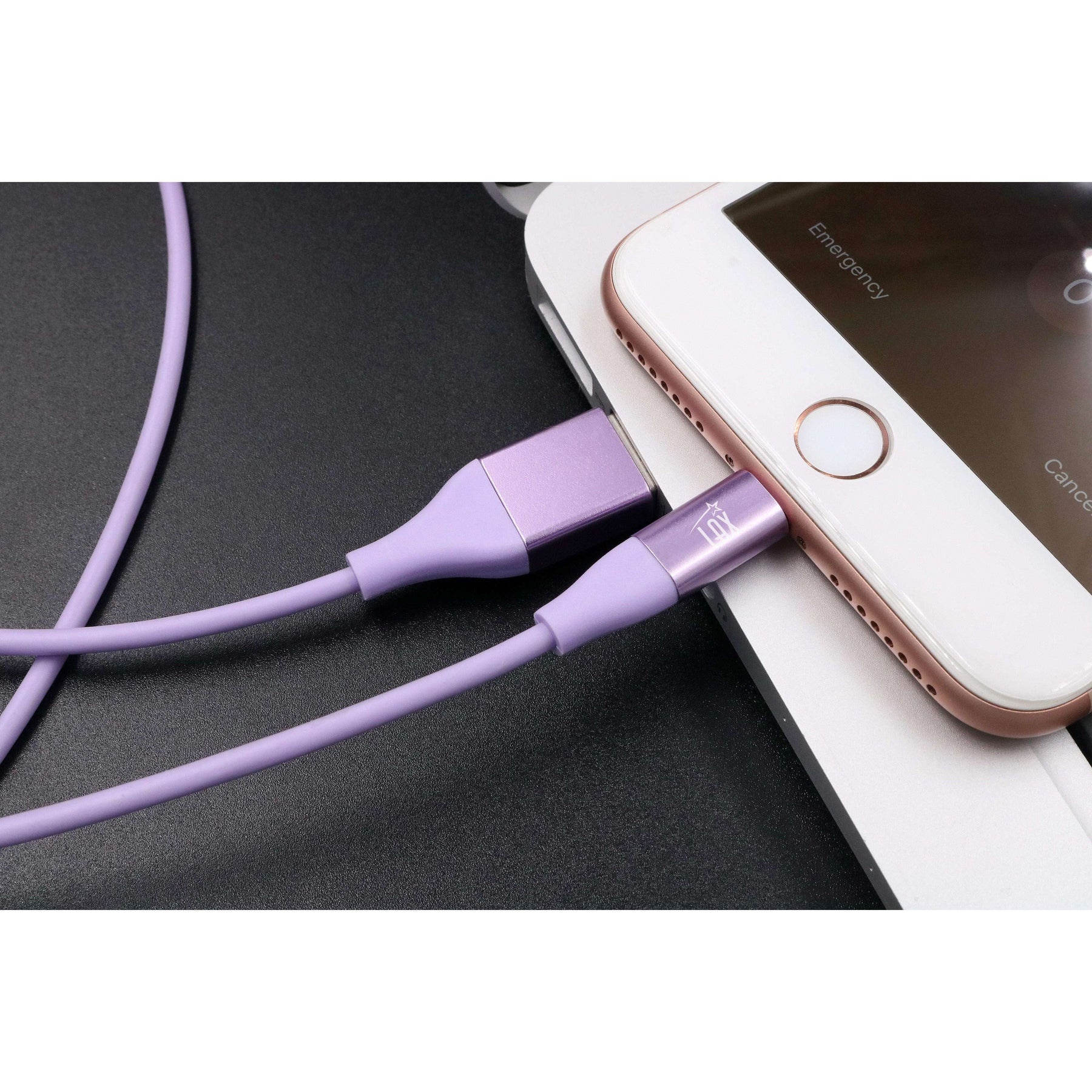 Apple MFi Certified Braided Nylon Lightning Slim Cable for iPhone, iPad, Airpods