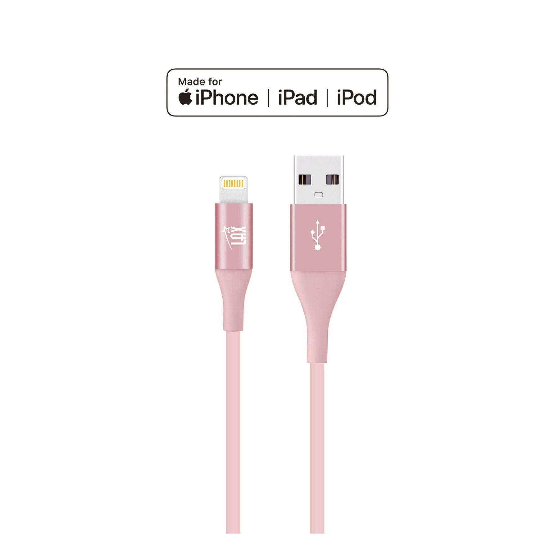 Apple MFi Certified Braided Nylon Lightning Slim Cable for iPhone, iPad, Airpods