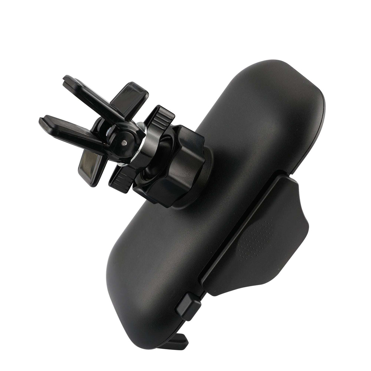 Premium Cradle-Type Car Mount with Air Vent Clip, Adjustable Side Jaws & Silicone Pad