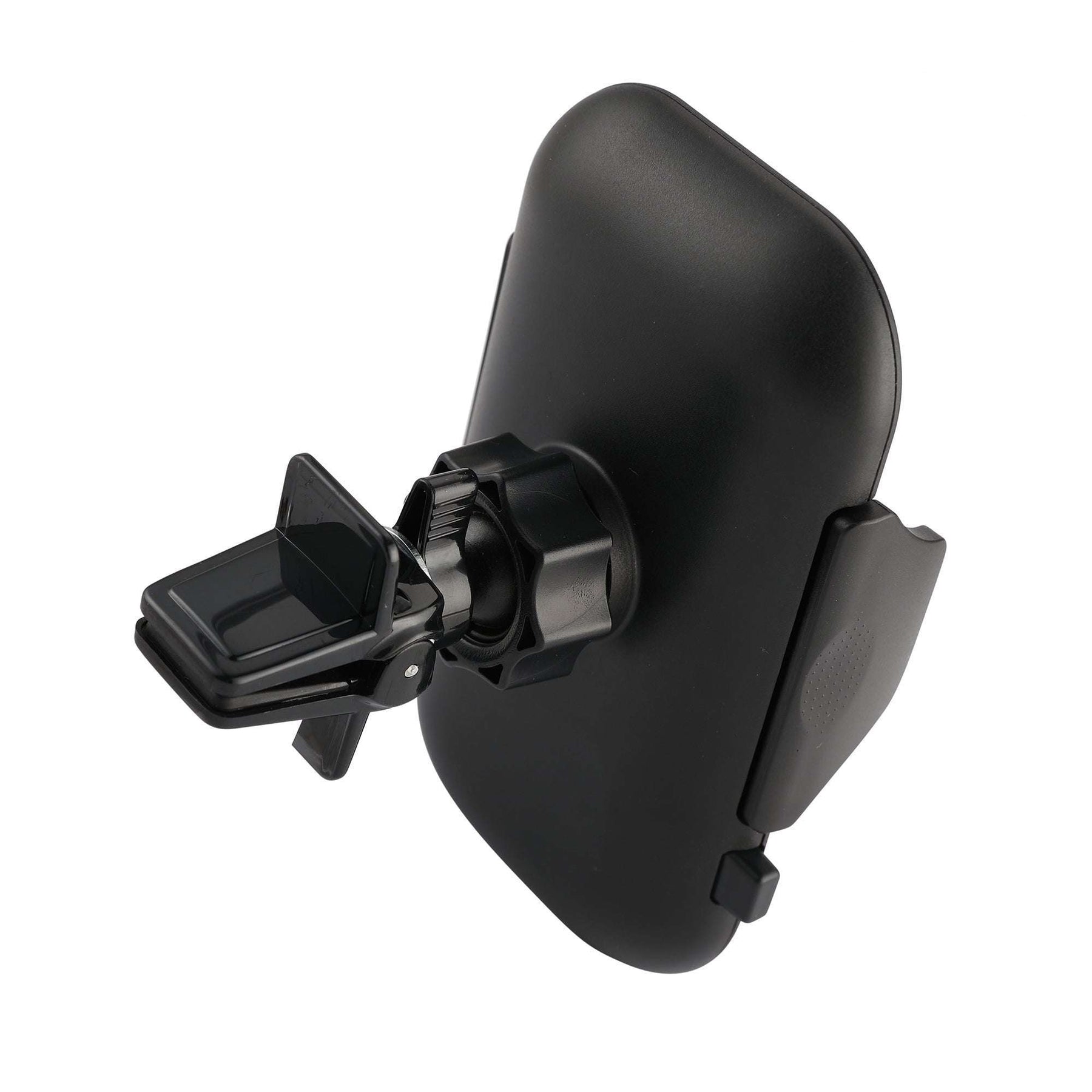 Premium Cradle-Type Car Mount with Air Vent Clip, Adjustable Side Jaws & Silicone Pad