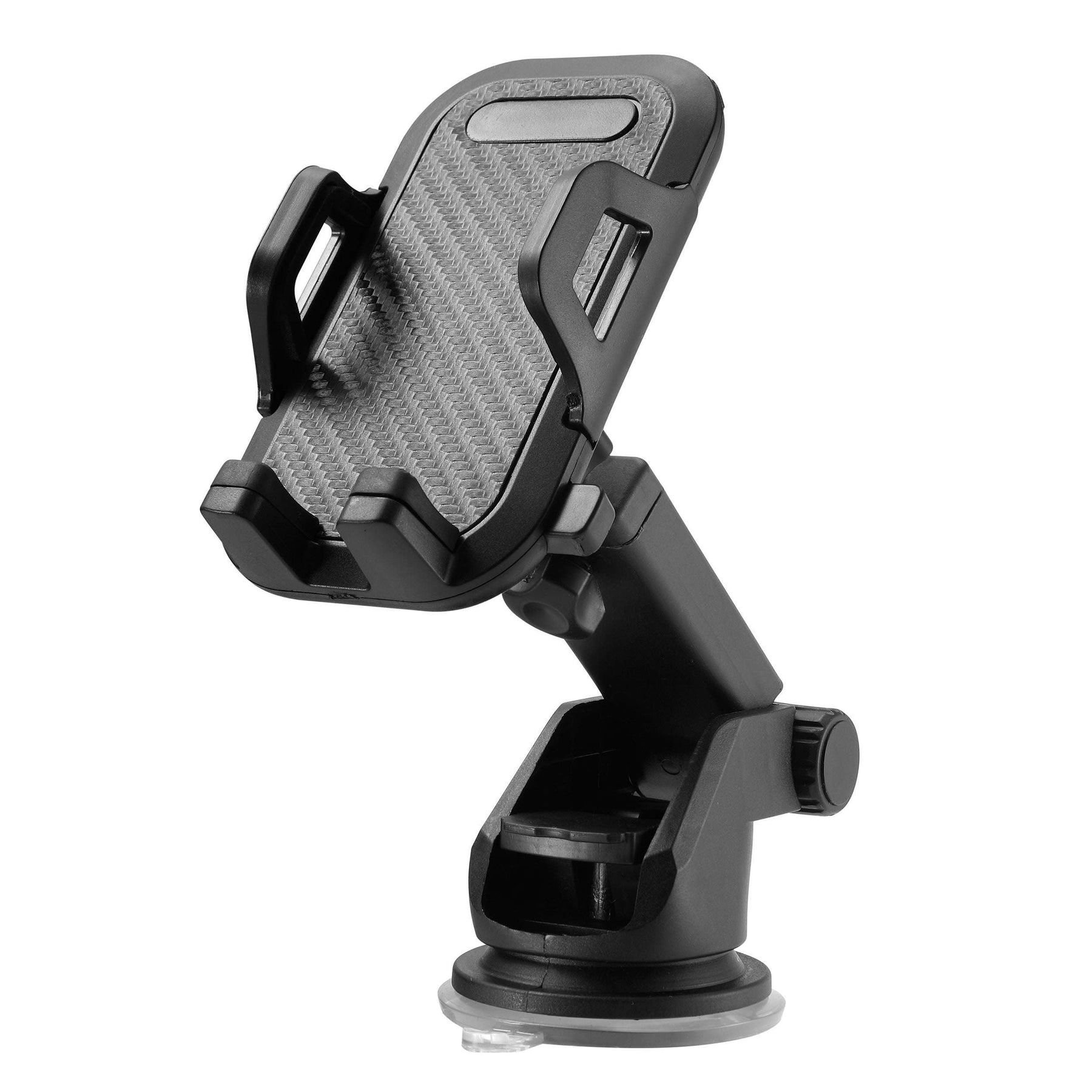 Cradle Phone Car Mount with Powerful Suction Cup, Movable Jaws, Joint & Arm