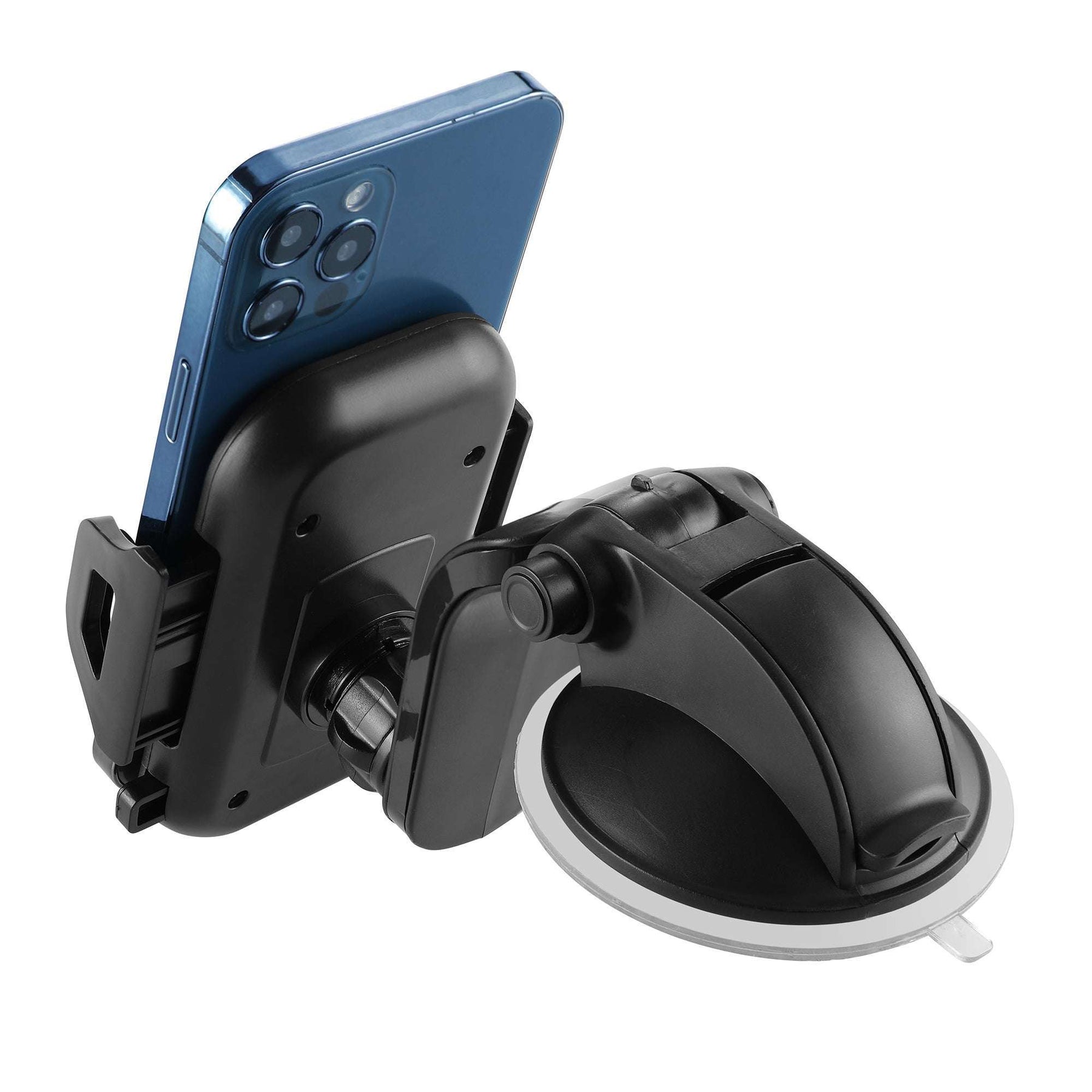 Cradle Phone Car Mount with Powerful Suction Cup, Movable Jaws, Joint & Arm