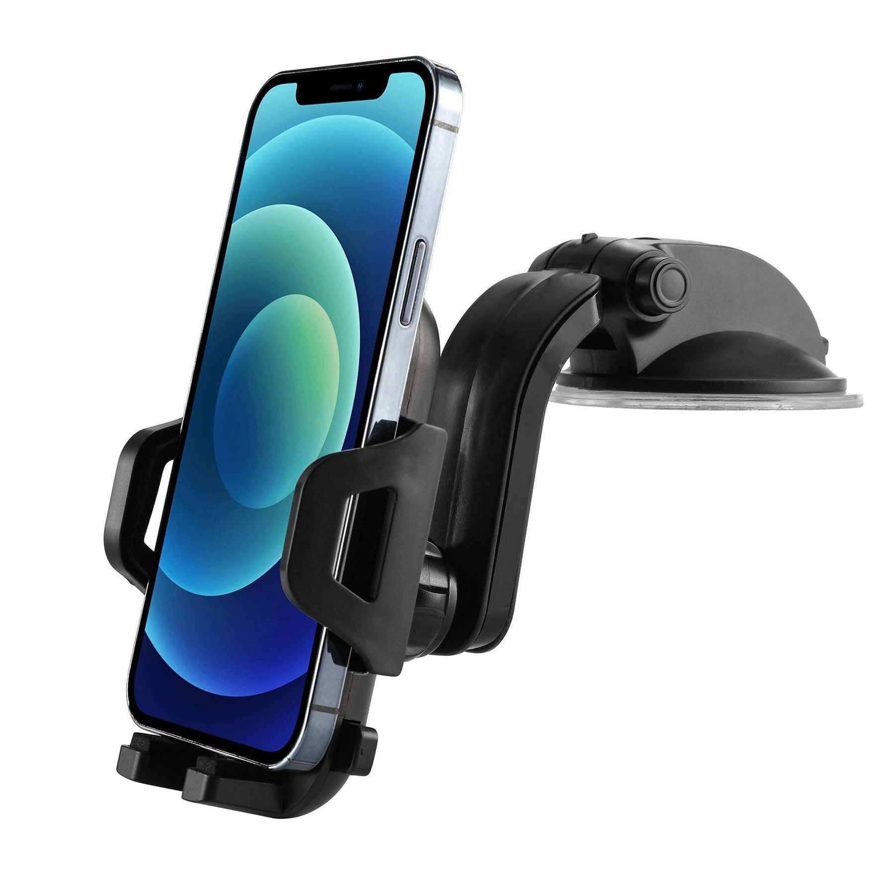 Cradle Phone Car Mount with Powerful Suction Cup, Movable Jaws, Joint & Arm