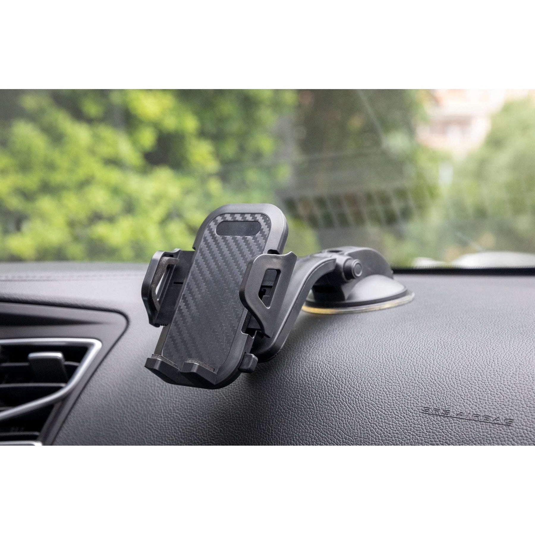 Cradle Phone Car Mount with Powerful Suction Cup, Movable Jaws, Joint & Arm