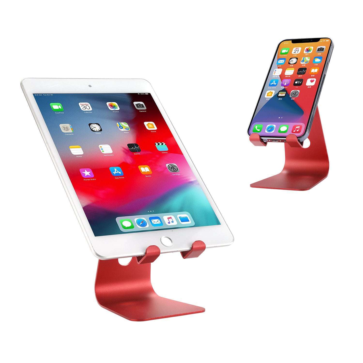 Aluminum Tablet & Smartphone Holder Stand