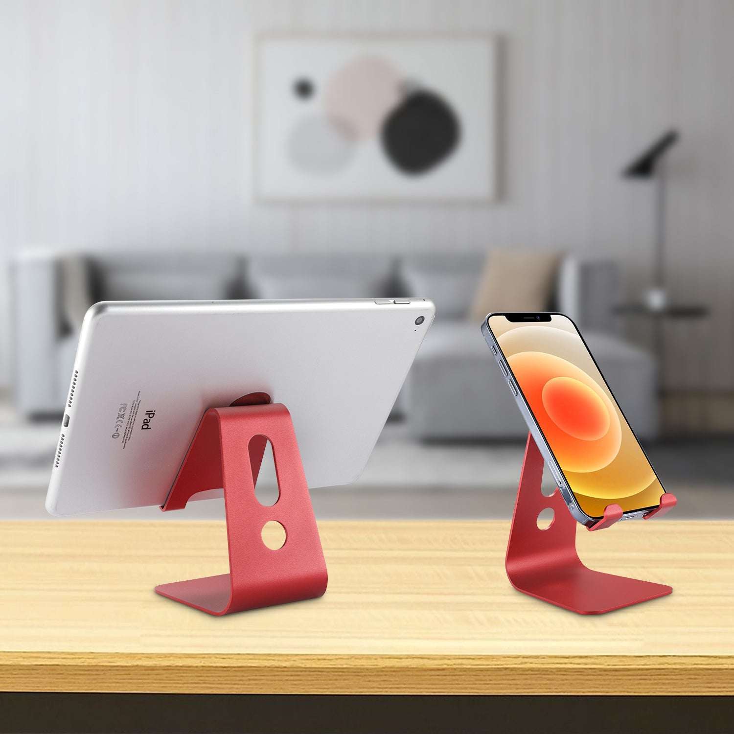 Aluminum Tablet & Smartphone Holder Stand