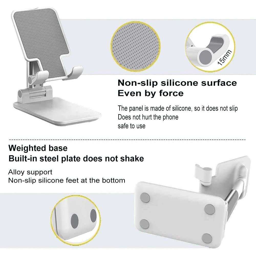 Adjustable Stand for Tablets & Smartphones - Foldable Stand