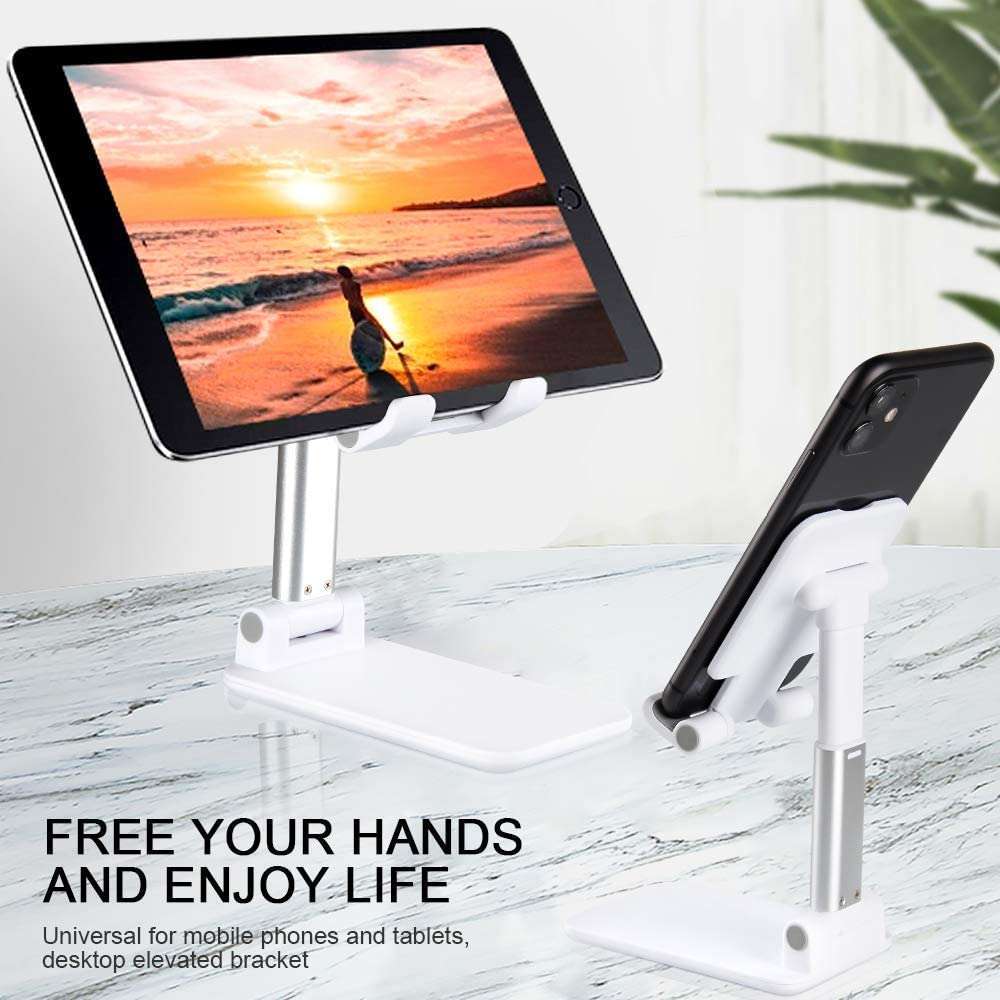 Adjustable Stand for Tablets & Smartphones - Foldable Stand