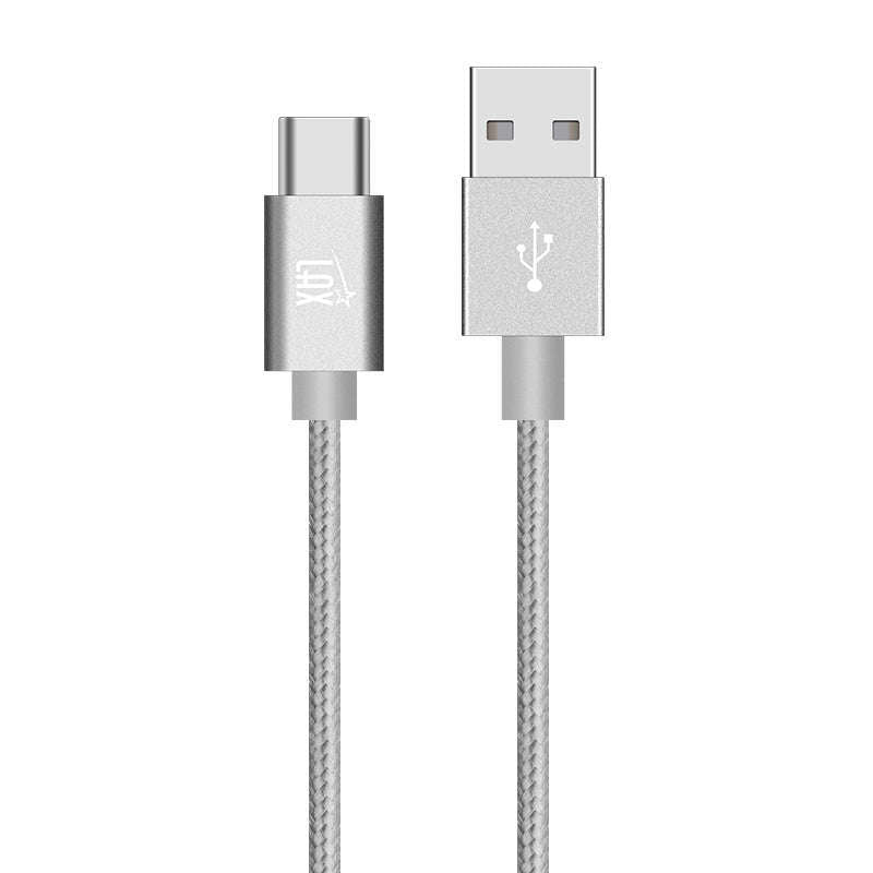 Durable Nylon Braided USB-C Fast Charging & Data Transferring Cable