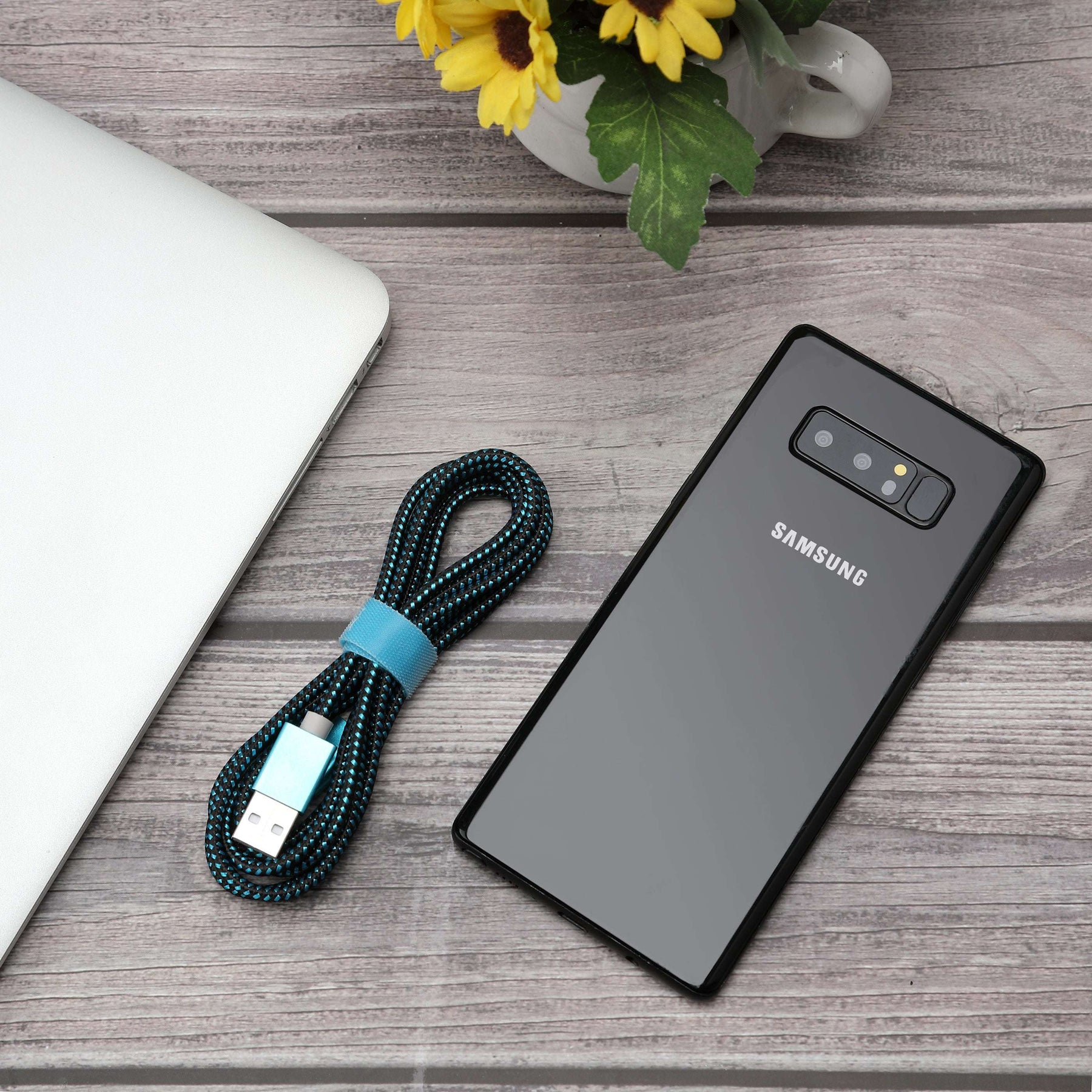 Durable Nylon Braided USB-C Fast Charging & Data Transferring Cable