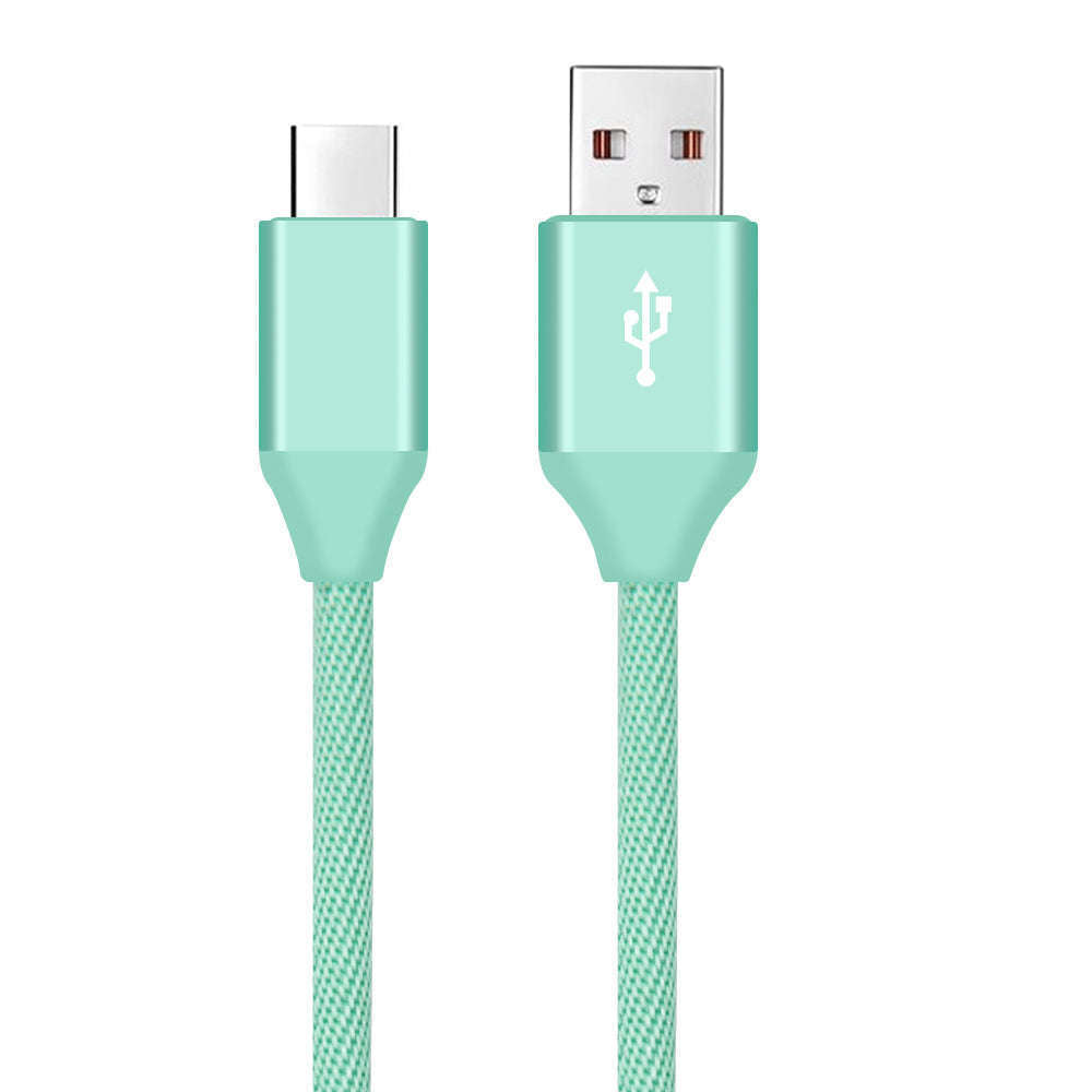 Durable Nylon Braided USB-C Fast Charging & Data Transferring Cable