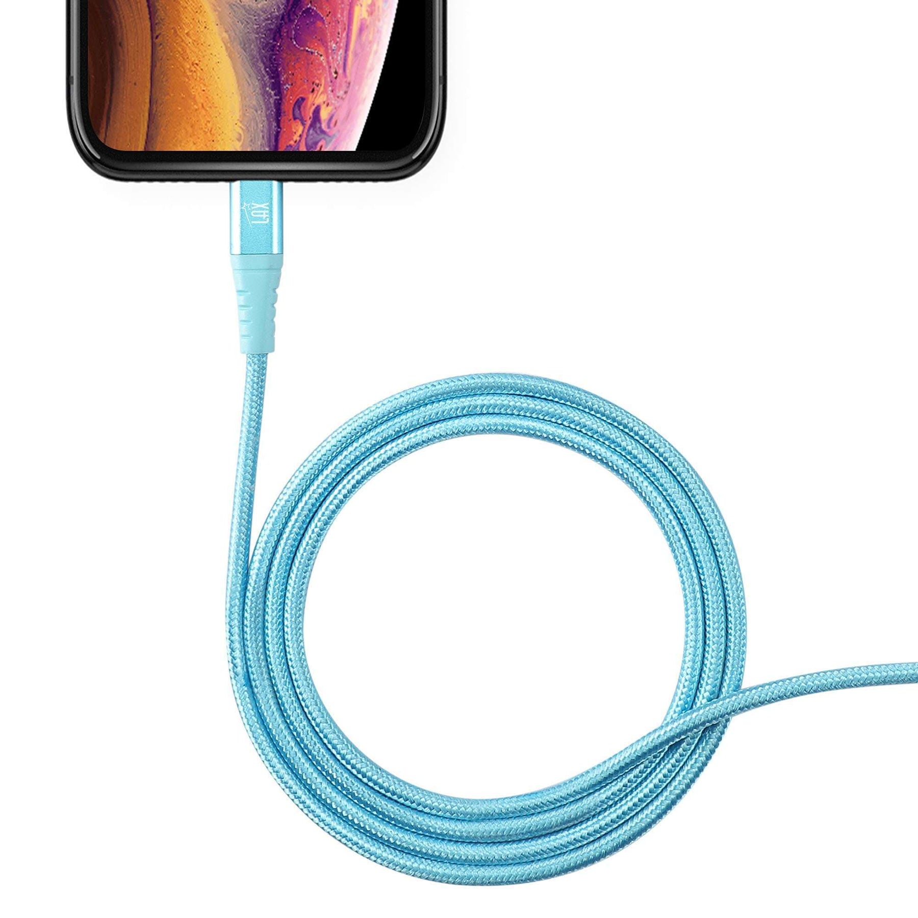 Apple MFI Certified Durable Braided Lightning Charging Cable for iPhone