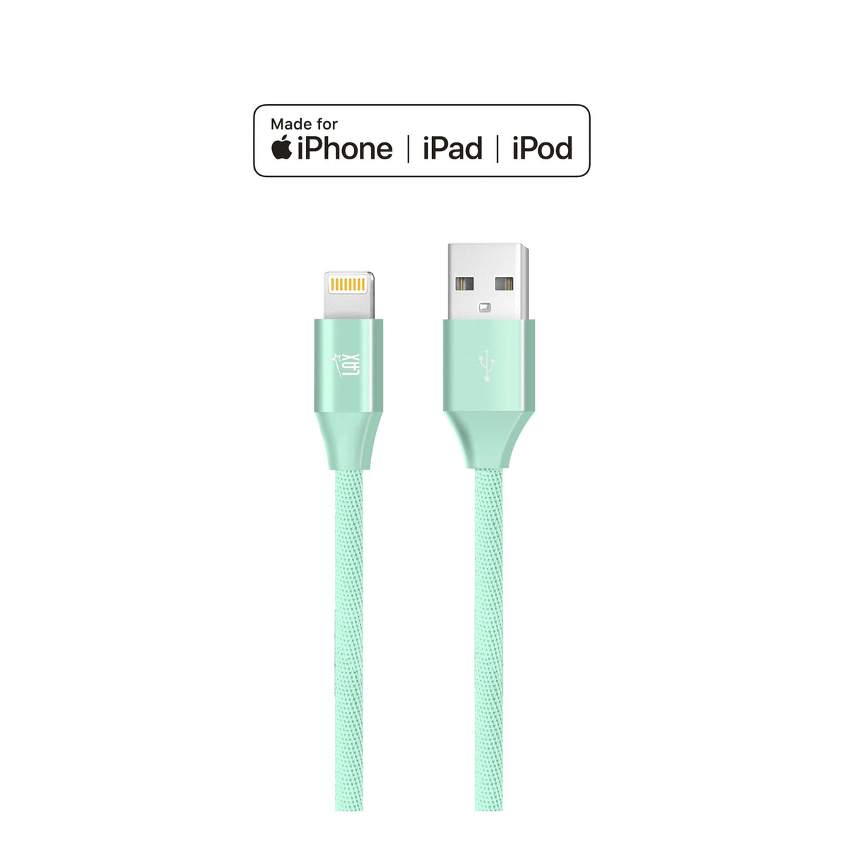 Apple MFI Certified Durable Braided Lightning Charging Cable for iPhone