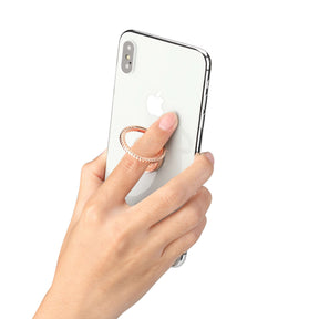 Marble Secure Grip Phone Holder Ring & Stand - 360° Rotation