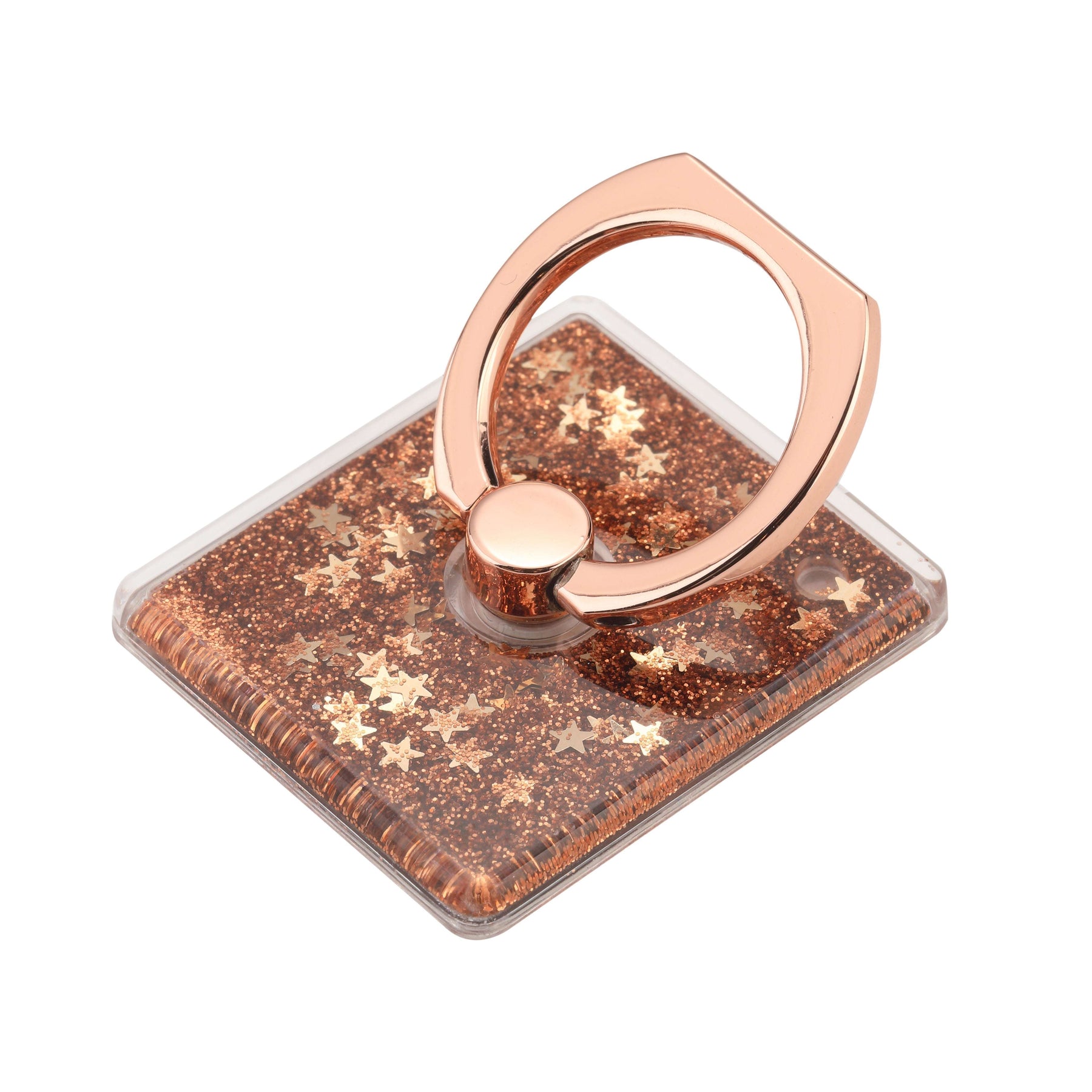 Secure Grip Phone Holder Ring & Stand - 360° Rotation (Glitter Series)