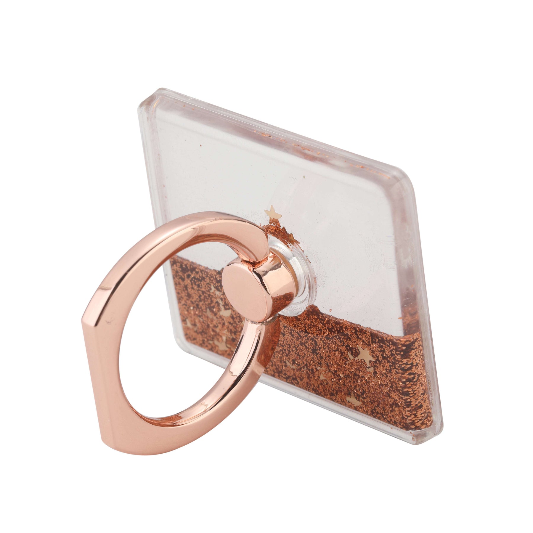 Secure Grip Phone Holder Ring & Stand - 360° Rotation (Glitter Series)