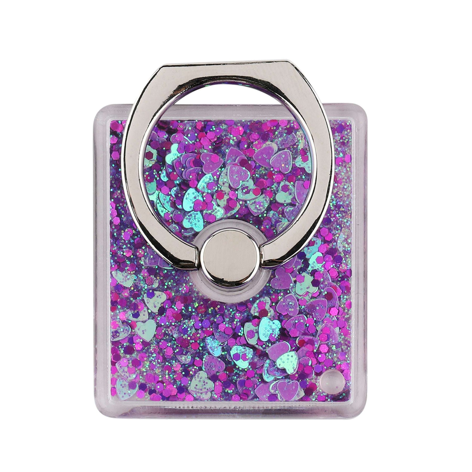 Secure Grip Phone Holder Ring & Stand - 360° Rotation (Glitter Series)