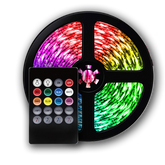 Color Changing USB LED Light Strip with Remote for Gaming