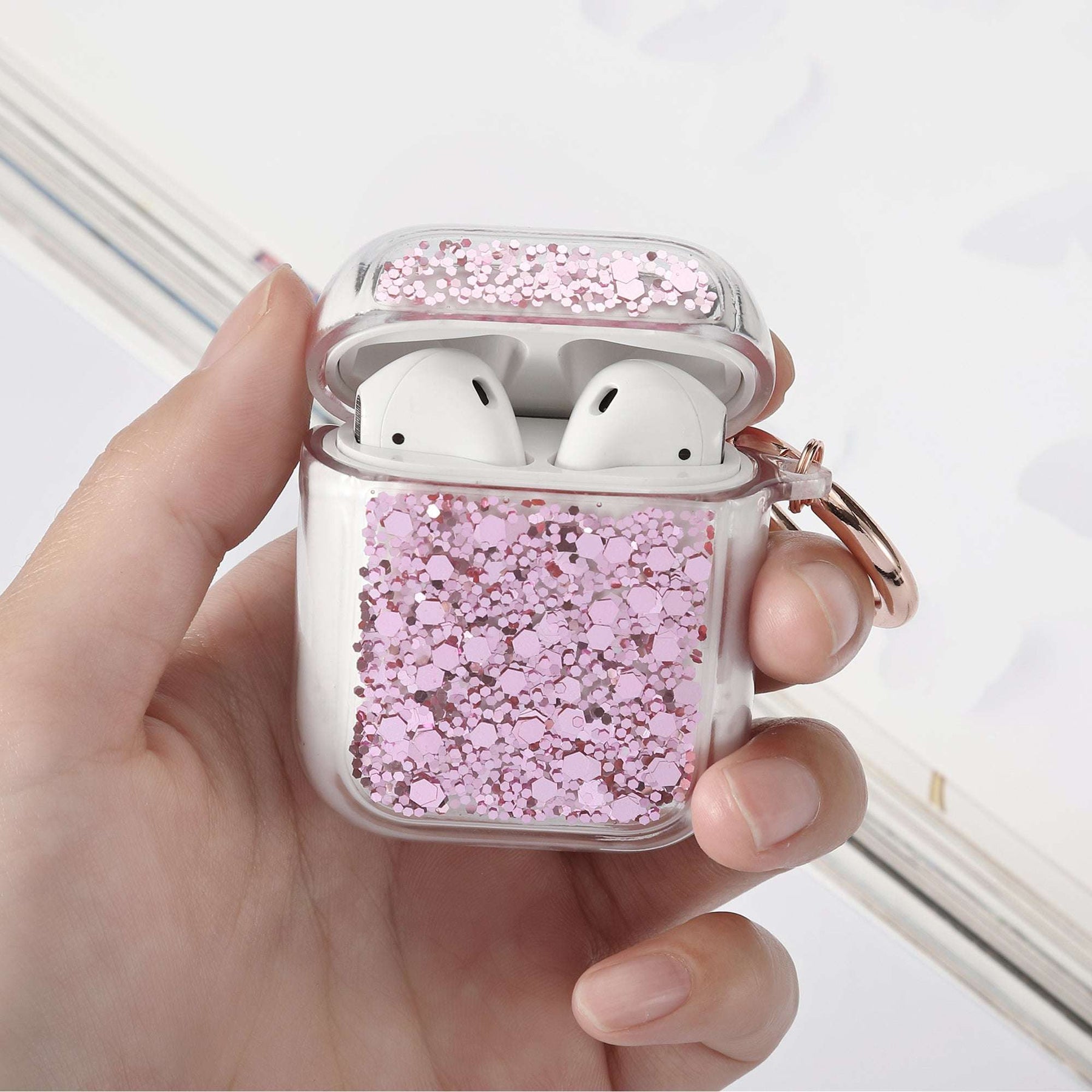 Protective Glitter Cases for Apple Airpods (Gen 1&2)