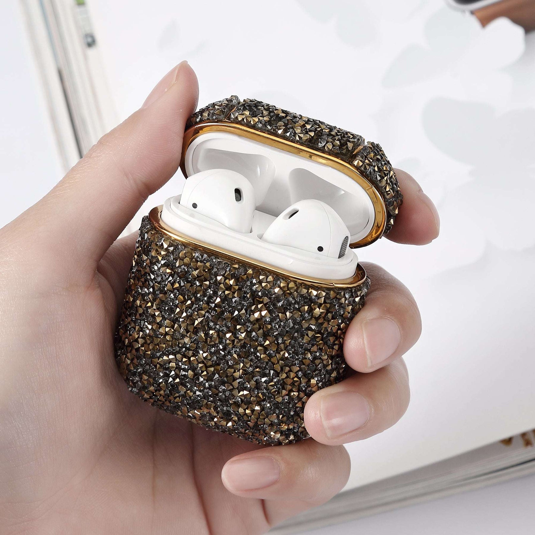 Protective Rhinestones Cases for Apple Airpods (Gen 1&2)