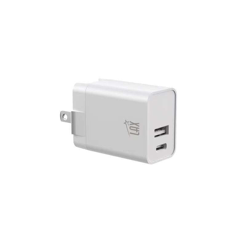 USB-PD 20W 2-Port Wall Charger USB-C & USB-A