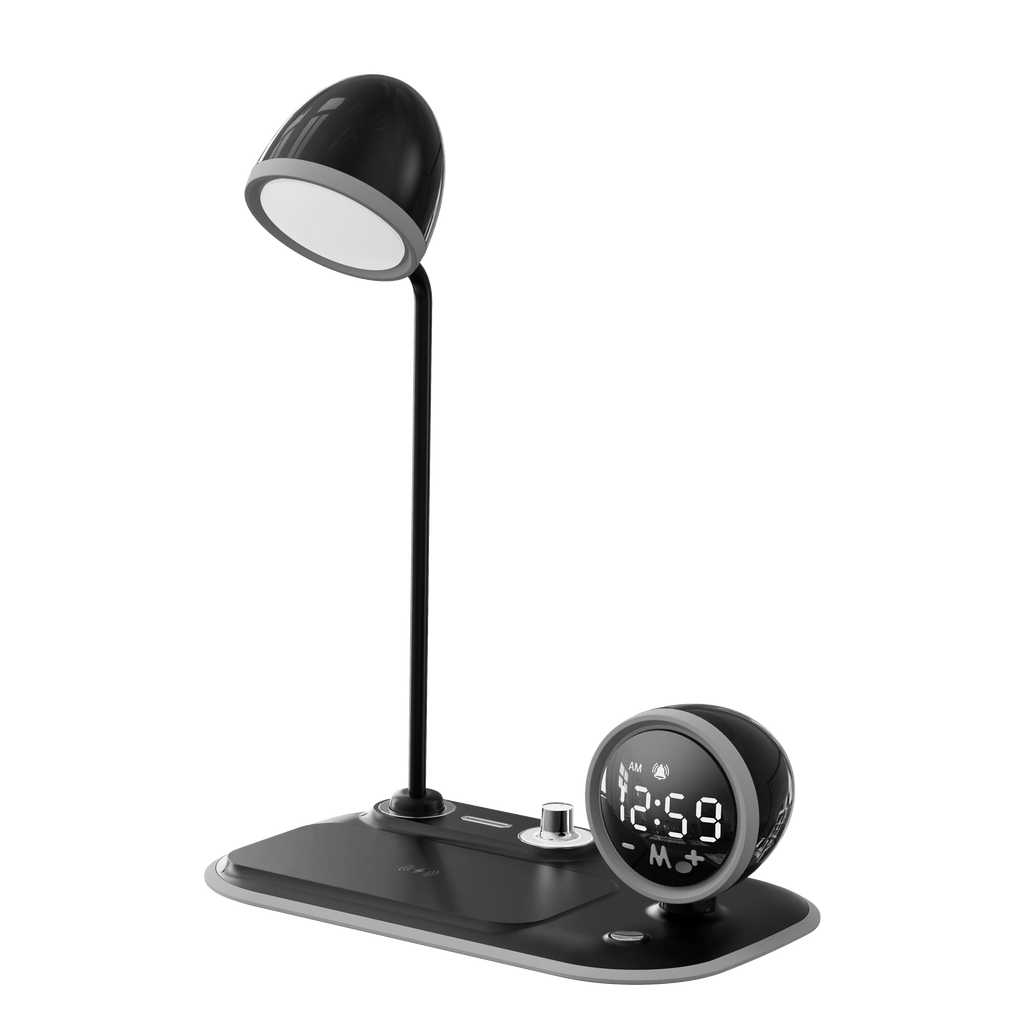 Lamp with clock and charger new arrivals
