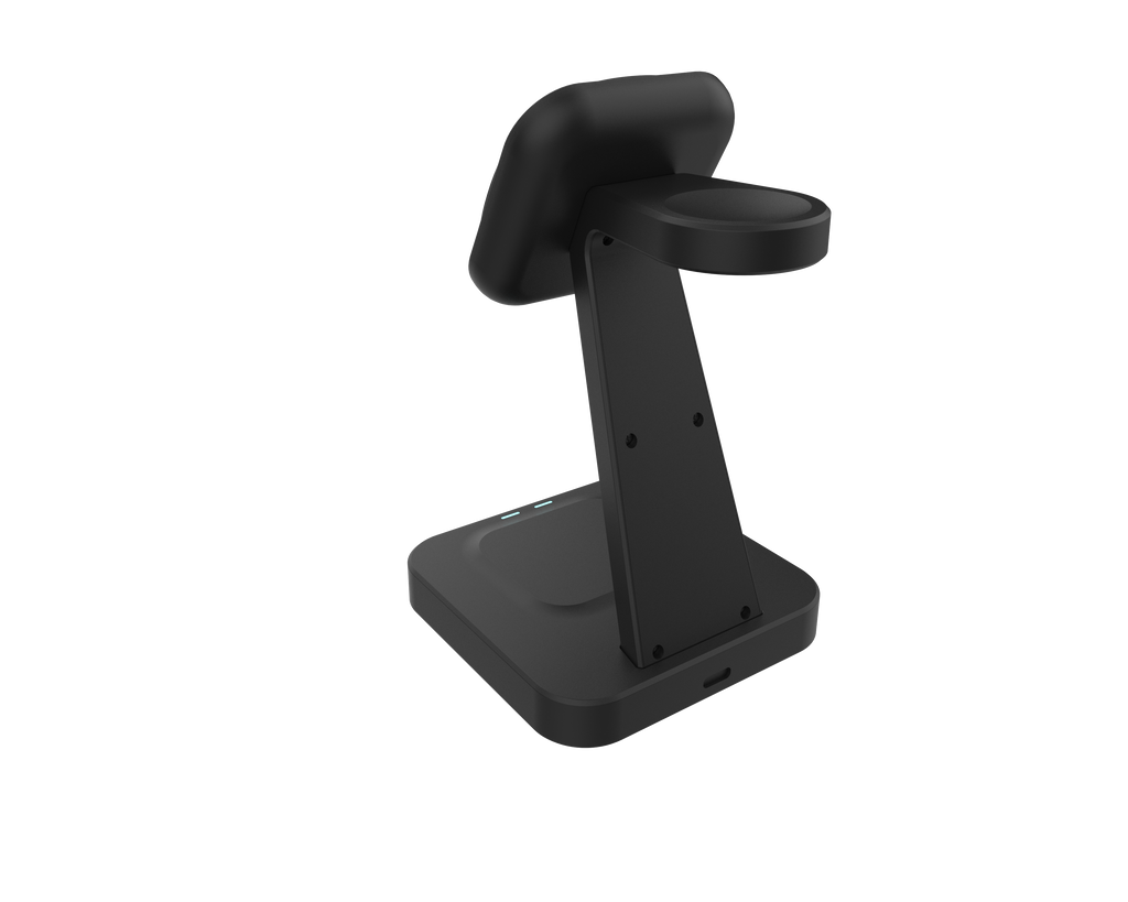 MagSafe Compatible 3-in-1 Charging Stand for iPhone, Apple Watch, and AirPods / AirPods Pro