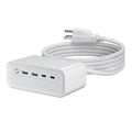 LAX 7-In-1 USB-C Charging Station, Surge Protector with USB Ports, 5 Ft Extension Cable, Power Strip with 3 Outlet Extension, 2 USB Outlet & 2 USB C Ports, Travel Power Strip, Compact for Home & Office