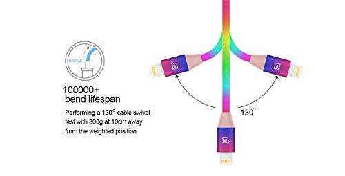 Durable Braided iPhone Compatible Charging Cable