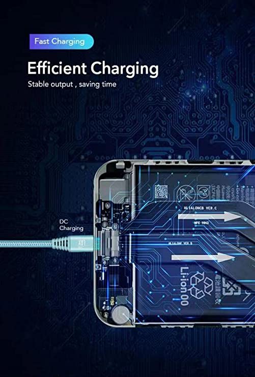 Durable Nylon Braided USB-C Fast Charging & Data Transferring Cable