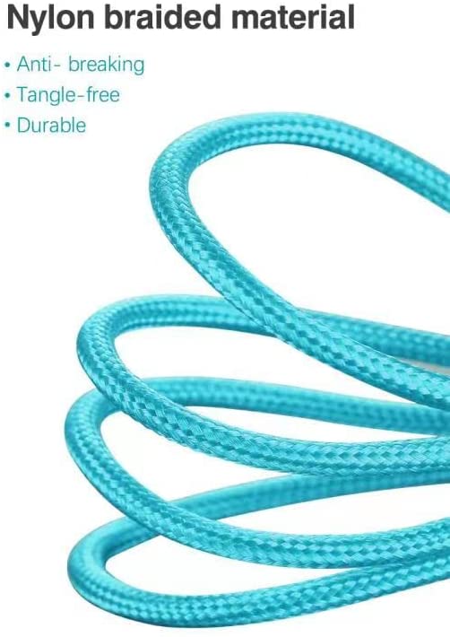Durable Nylon Braided USB-C Fast Charging & Data Transferring Cable