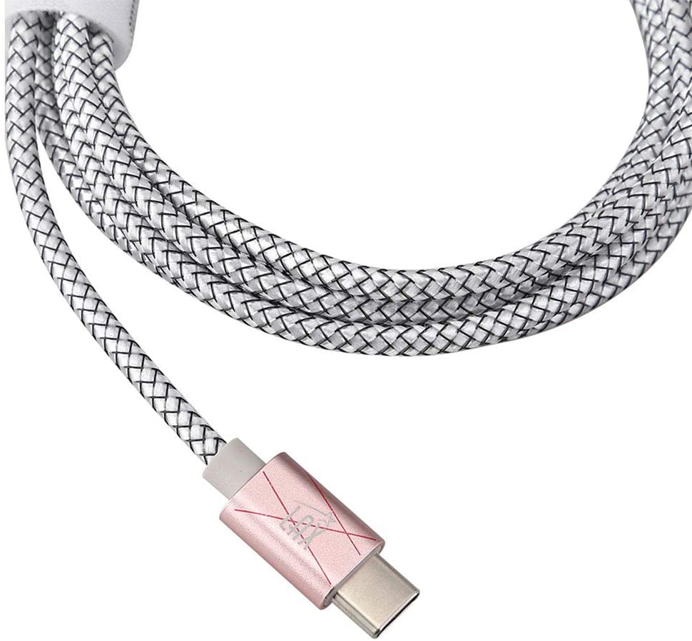 Durable Nylon Braided USB-C Fast Charging & Data Transferring Cable