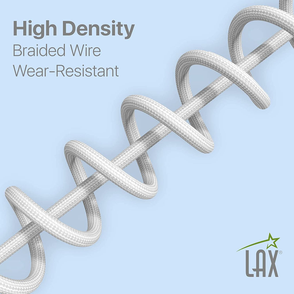 Nylon Braided Fast USB-C to iPhone Compatible Cable - High Data Sync