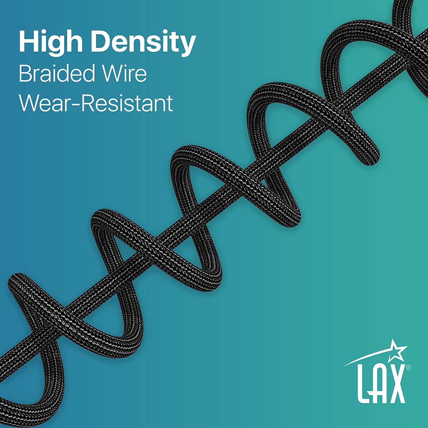 Nylon Braided Fast USB-C to iPhone Compatible Cable - High Data Sync