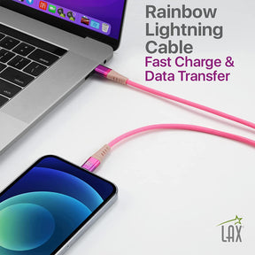 Apple MFi Certified Nylon Braided Fast USB-C to Lightening Cable - High Data Sync
