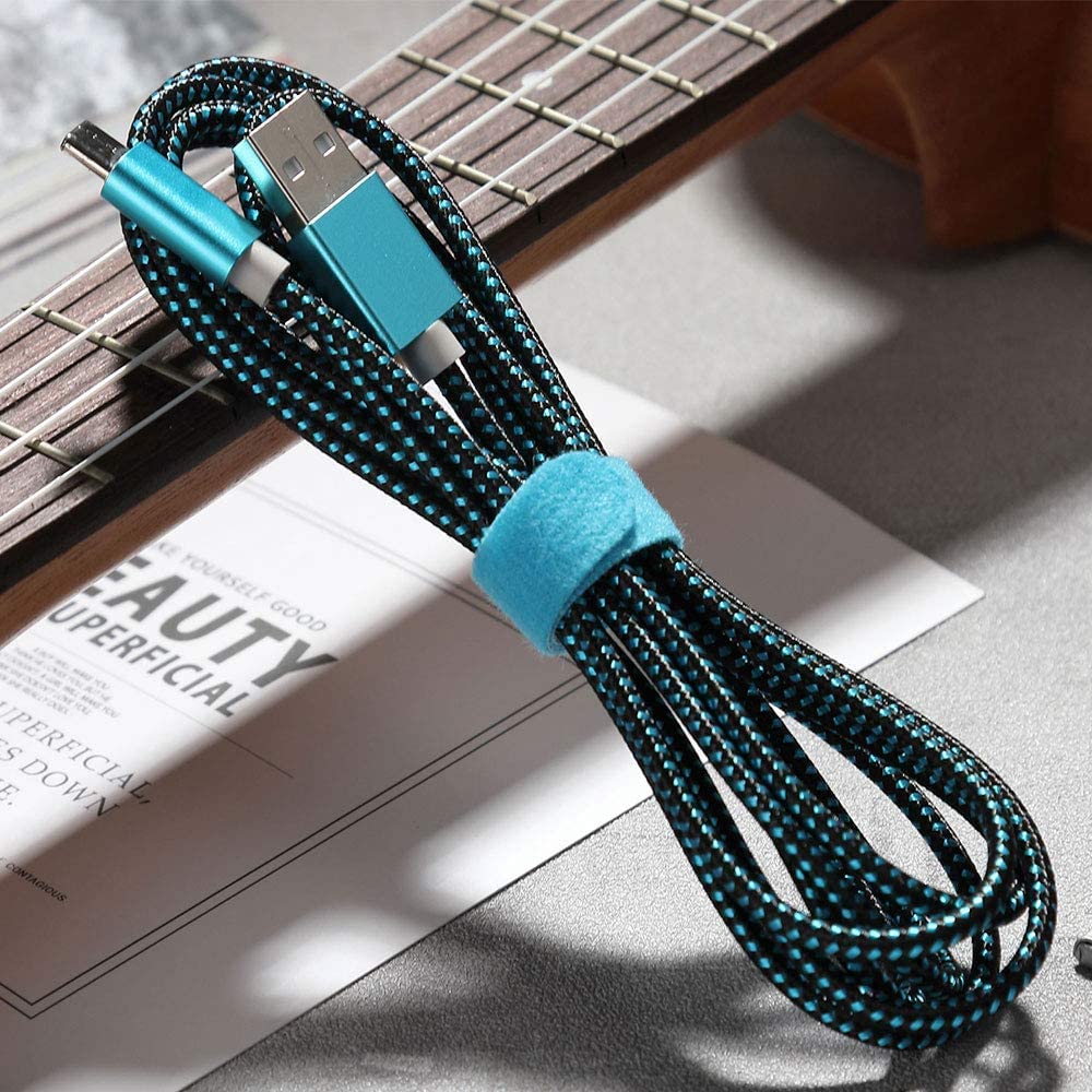 Durable Nylon Braided USB-C Fast Charging & Data Transferring Cable