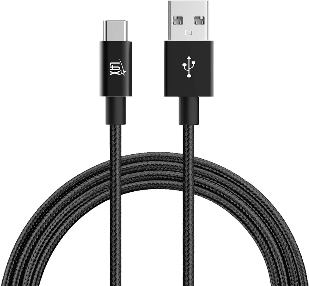 Durable Nylon Braided USB-C Fast Charging & Data Transferring Cable