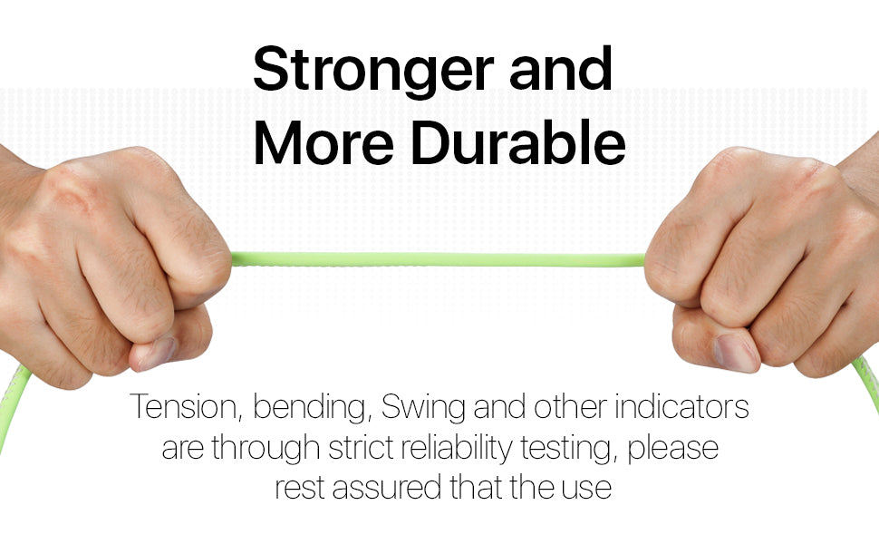 USB to iPhone Cable - Glow in the Dark Cable - Fast Charging Cable (10ft)