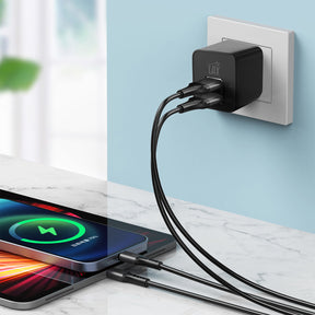 Rapid Charging Dual USB Wall Charger