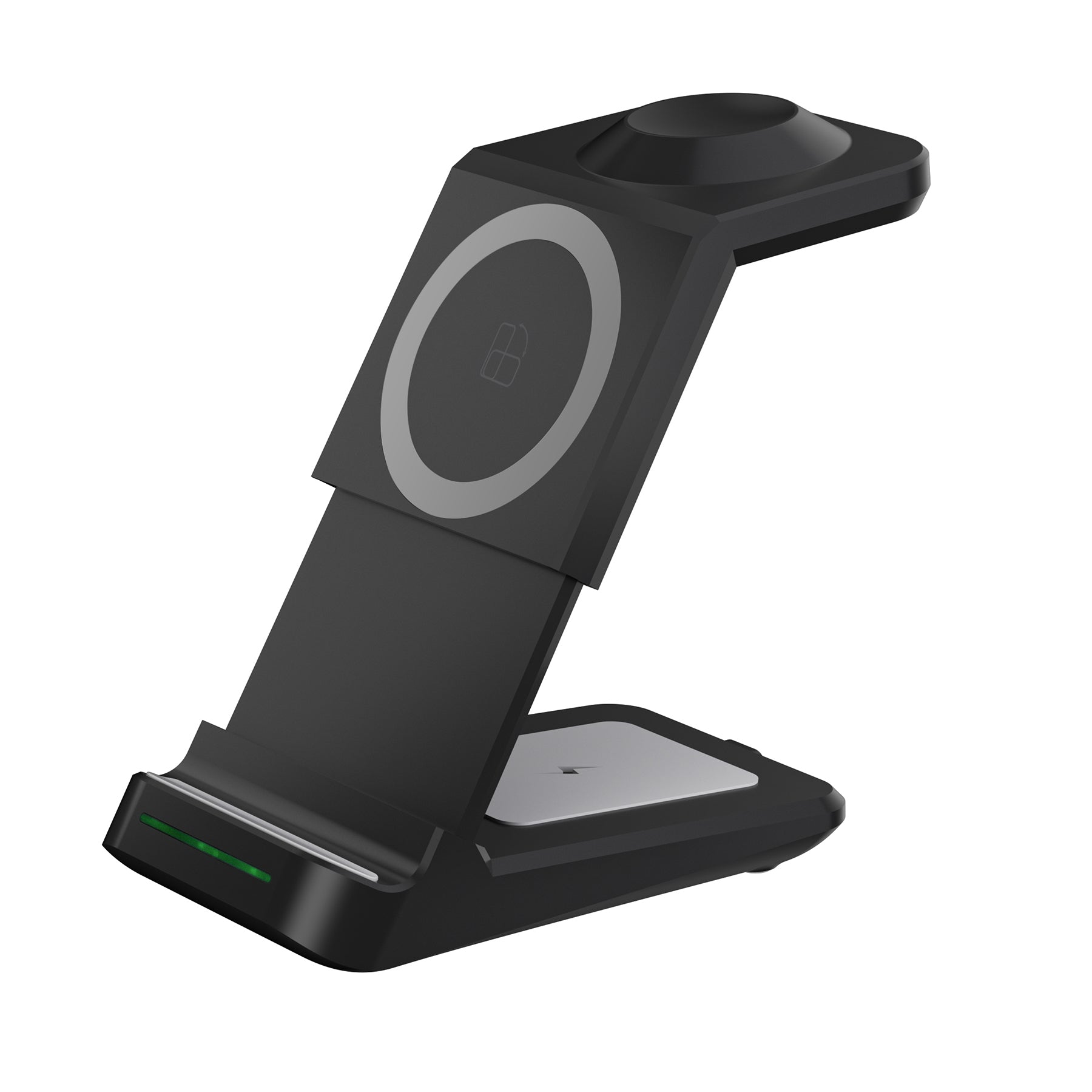 LAX Wireless Charging Stand - 3 in 1 Wireless Charger Fast Charging Dock Station – Compatible with Apple Watches , Airpods 2/Pro, iPhone