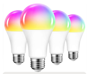 2-Pack Smart Home Multi-Color 5W LED A19 Bulb