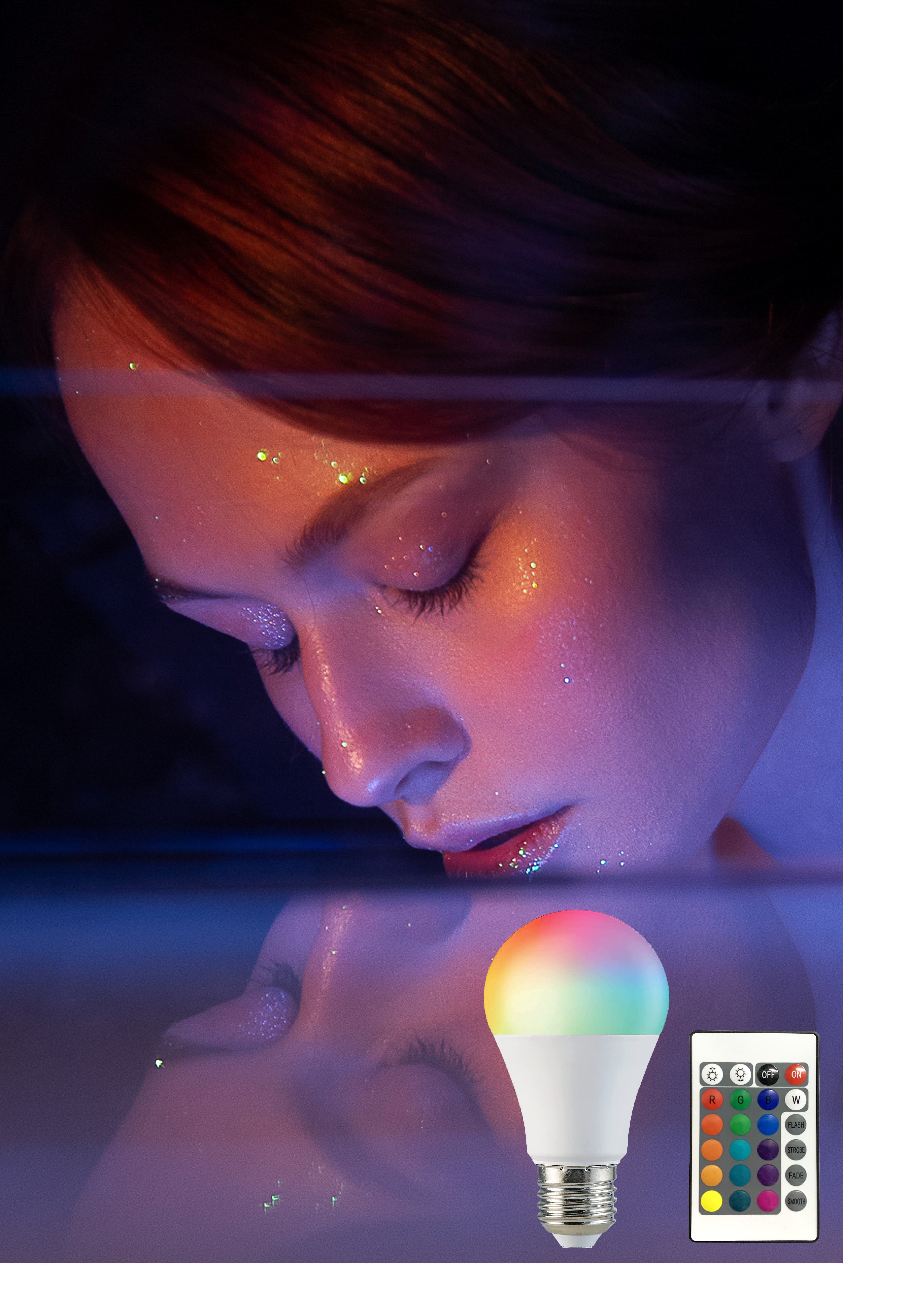 2-Pack Smart Home Multi-Color 5W LED A19 Bulb