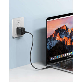 Dual Port Fast Travel Wall Charger USB-PD 20W USB-C and USB-A