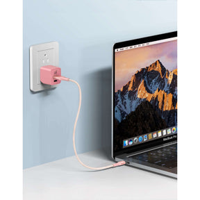 Dual Port Fast Travel Wall Charger USB-PD 20W USB-C and USB-A